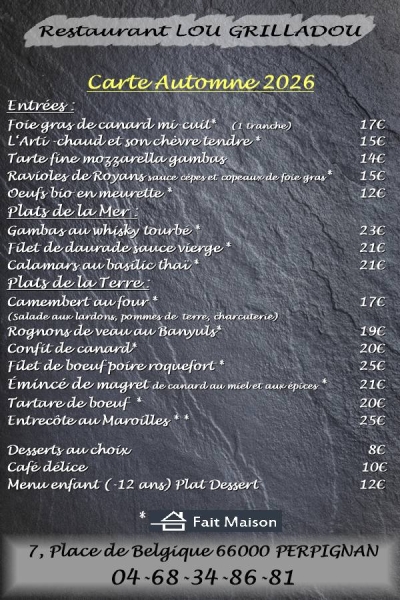 Événements - Lou Grilladou - Restaurant Perpignan - Restaurant Perpignan