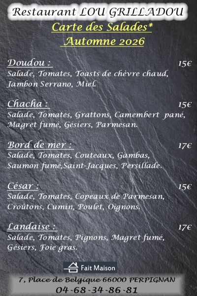 Événements - Lou Grilladou - Restaurant Perpignan - les meilleurs restaurant de PERPIGNAN