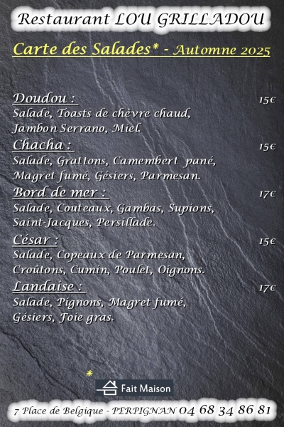 Événements - Lou Grilladou - Restaurant Perpignan - Restaurant gare Perpignan